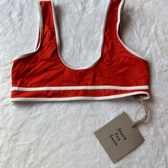 NEW! Stone Fox Swim x Free People Dahlia bikini top 19635 - Picture 9 of 13